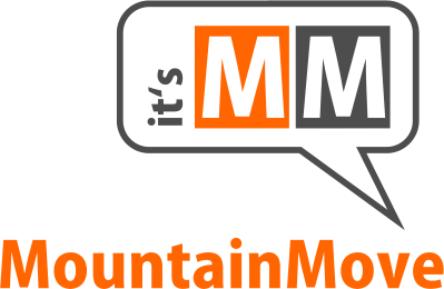 Transparentes Mountain Move Logo
